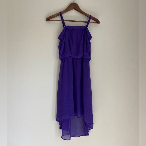 Purple High-Low Dress – Flowy & Flattering - Picture 1 of 5